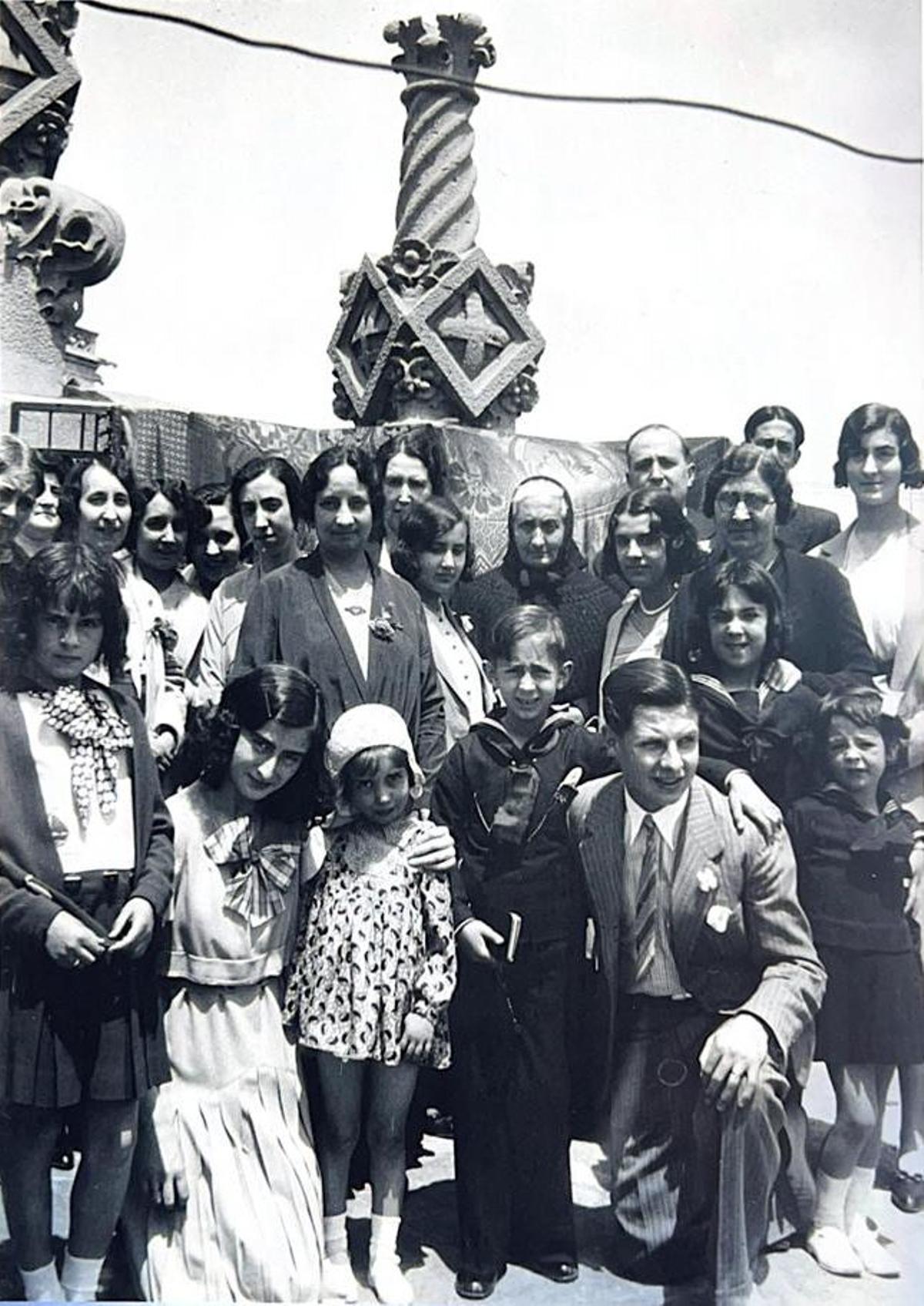 Una de les fotografies familiars que va trobar Prunés i que van iniciar la seva recerca