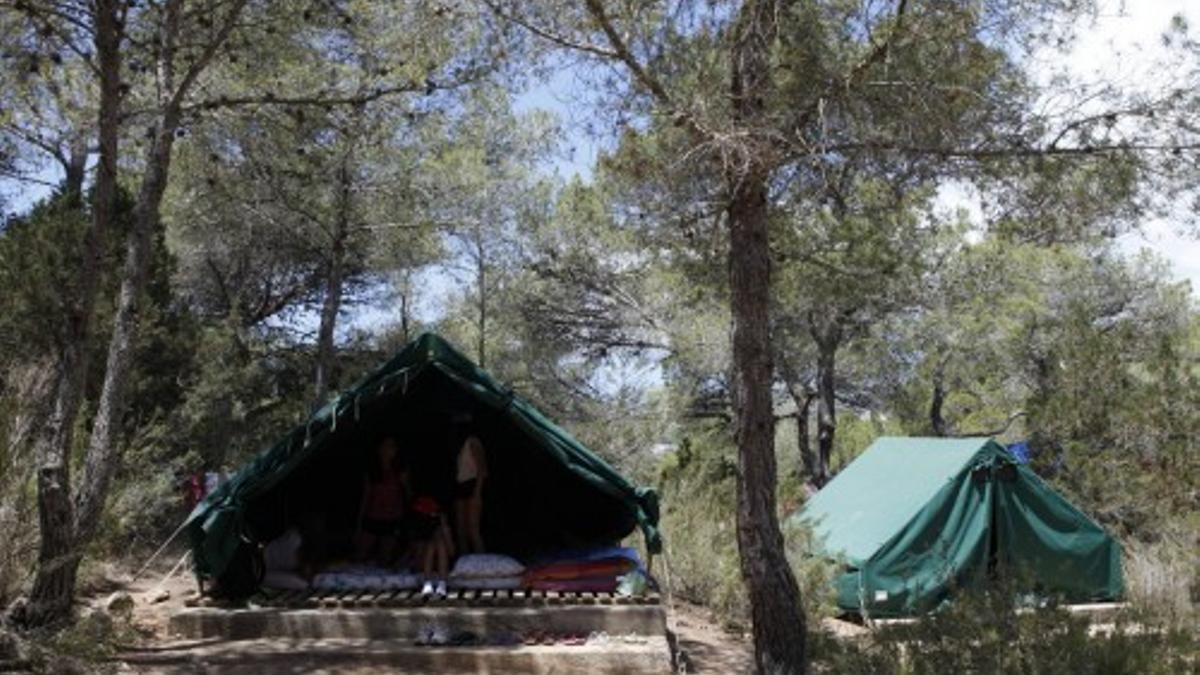 El campamento de es Jondal.