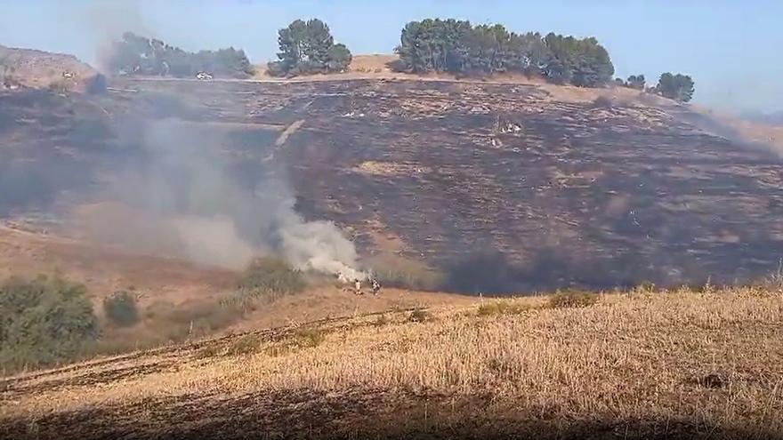 Extinguido el incendio forestal declarado en Pizarra
