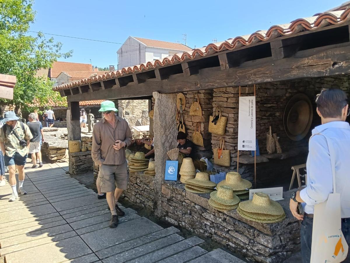 Uno de los expositores que se puede visitar en el Corazón da Artesanía.