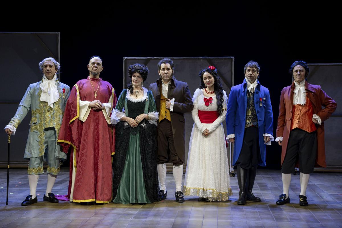 Presentación de 'Goya, melodía de una leyenda', un musical original dedicado al pintor zaragozano, este viernes en el Teatro Tomás y Valiente de Fuenlabrada