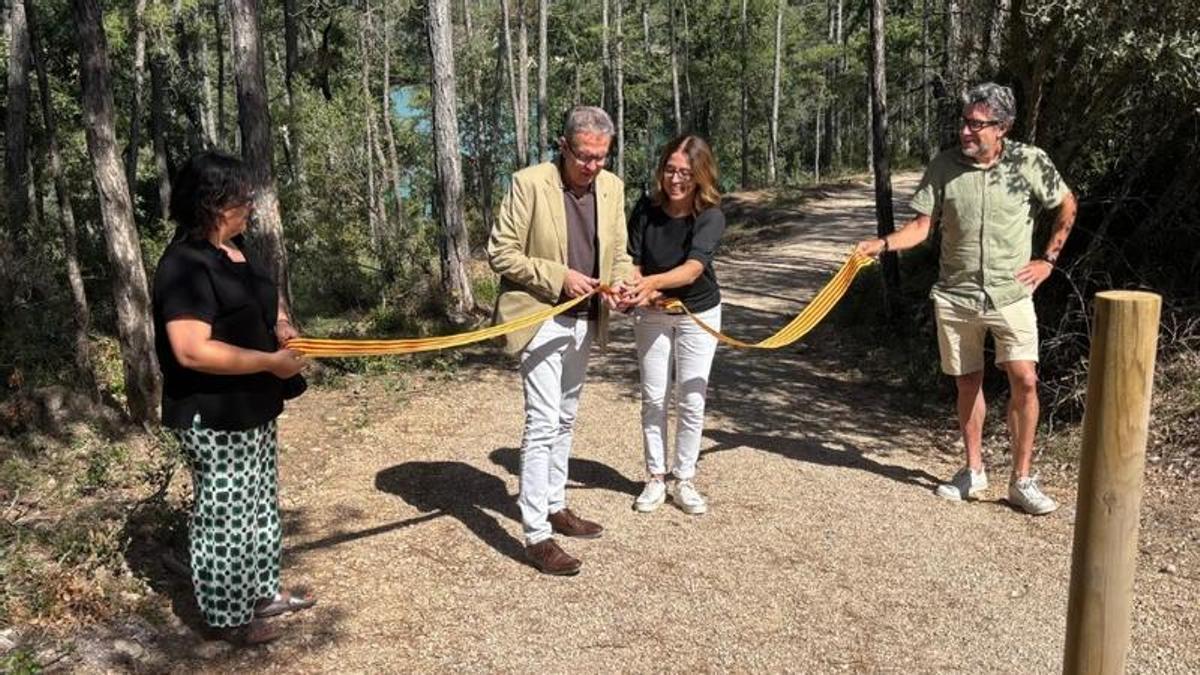 L'estrena del nou tram de la Via Blava del Cardener