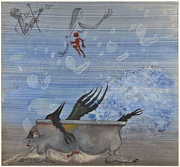 “Banyera amb ocell” (1975-1979).