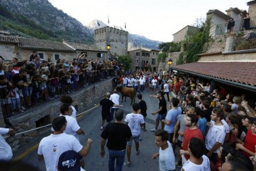 Der traditionelle Stierlauf von Fornalutx