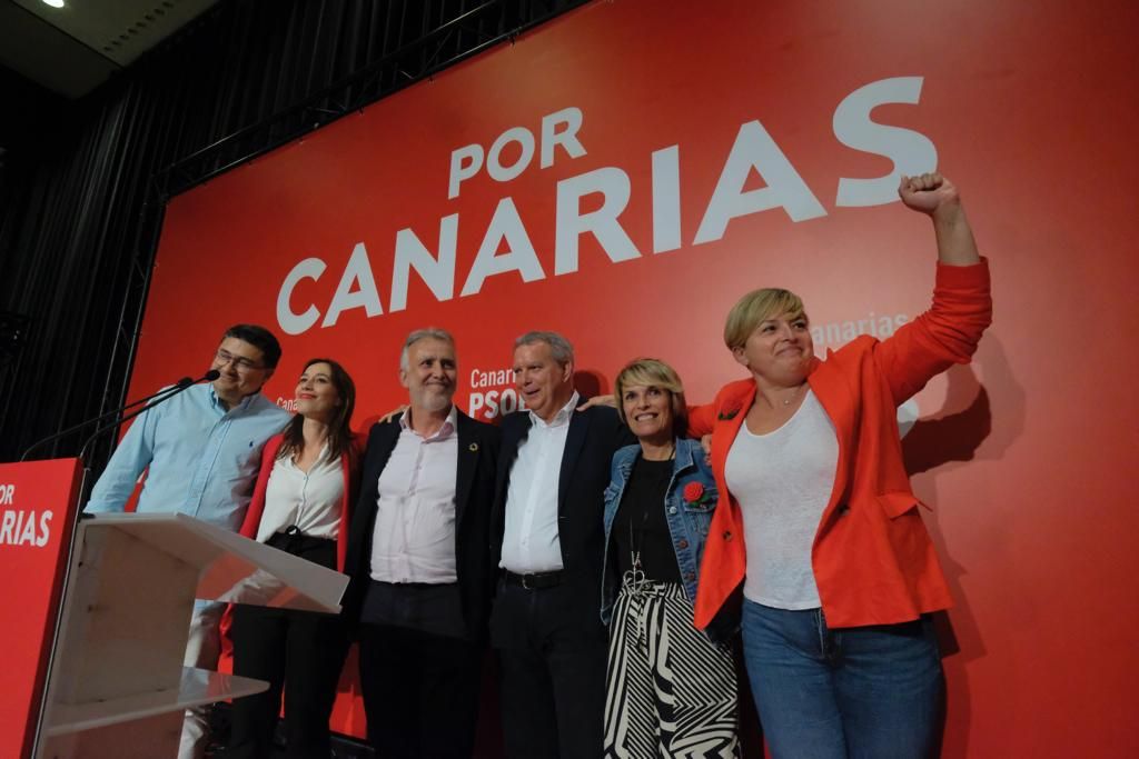 Noche electoral con el PSOE