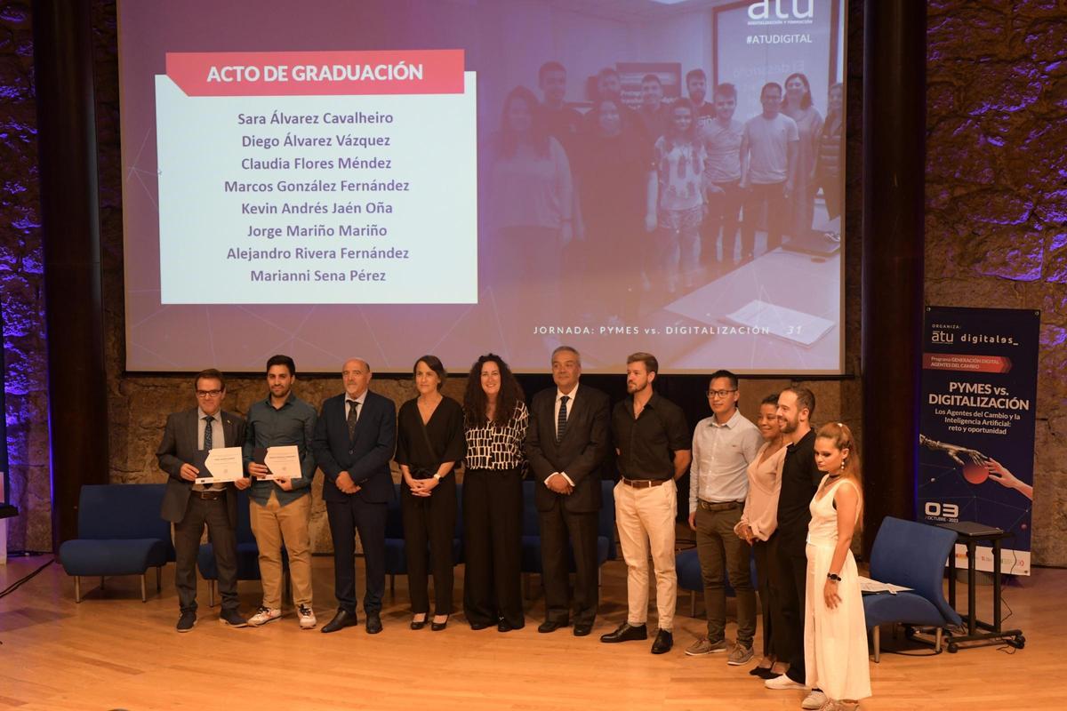 Acto de Graduación de los primeros Agentes del Cambio titulados en Asturias, como expertos en asesorar a las Pymes en sus procesos de transformación digital