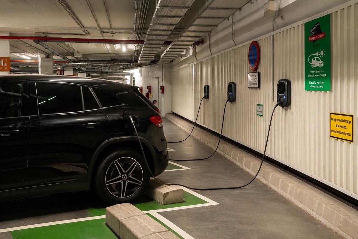 Una imagen de recarga de vehículos eléctricos.