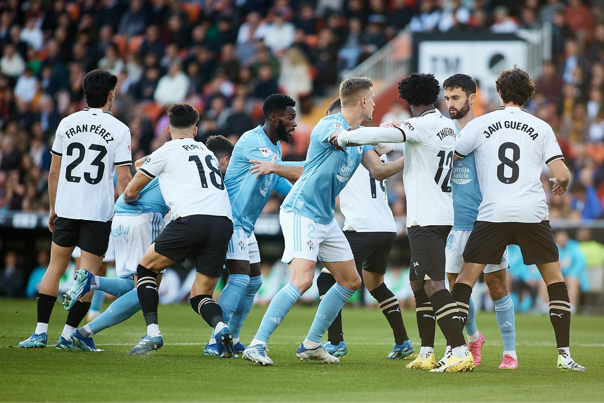 Las mejores imágenes del Valencia-Celta