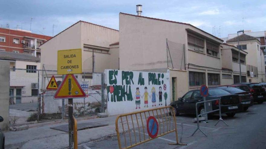 Las obras han comenzado en el colegio Sant Joan de a Ribera.