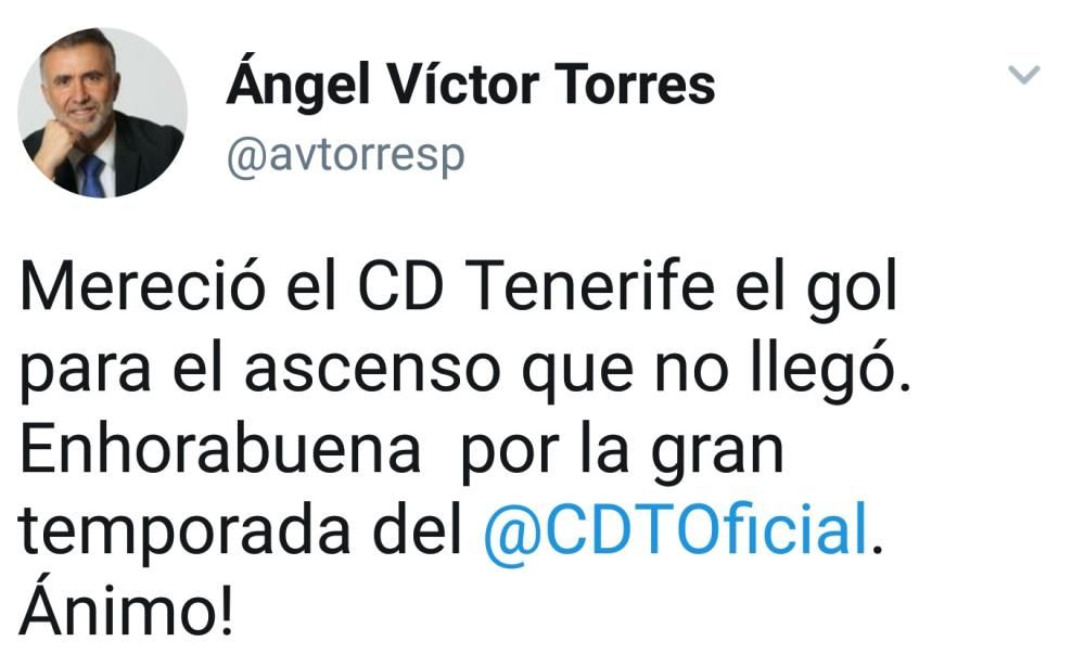 Memes y mensajes en las redes por el fracaso del CD Tenerife en el play off de ascenso a Primera