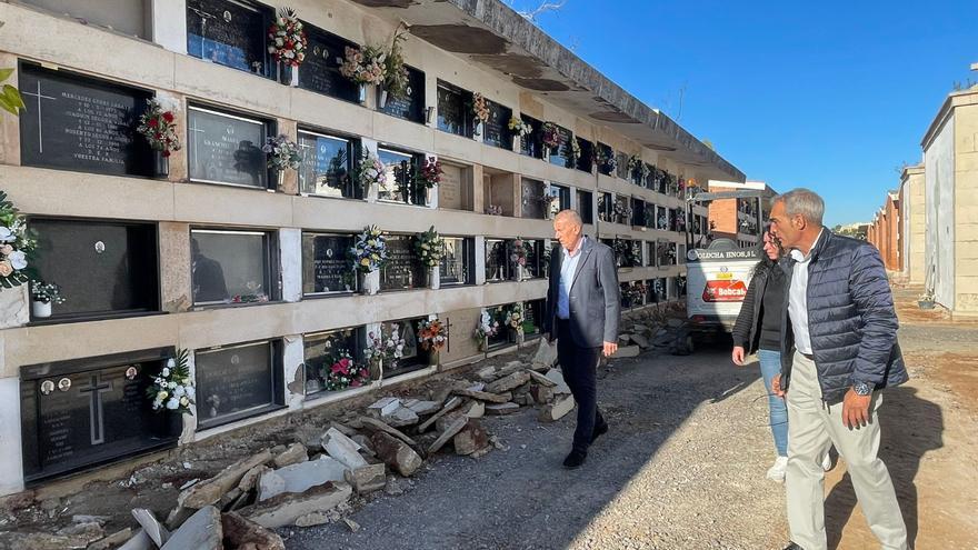 Castelló mejora el asfaltado y el drenaje del cementerio de San José