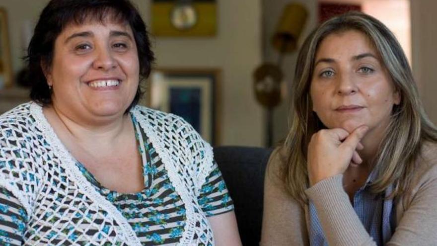 Pilar Castiñeiras (izda.) y Eva Blanco. / la opinión