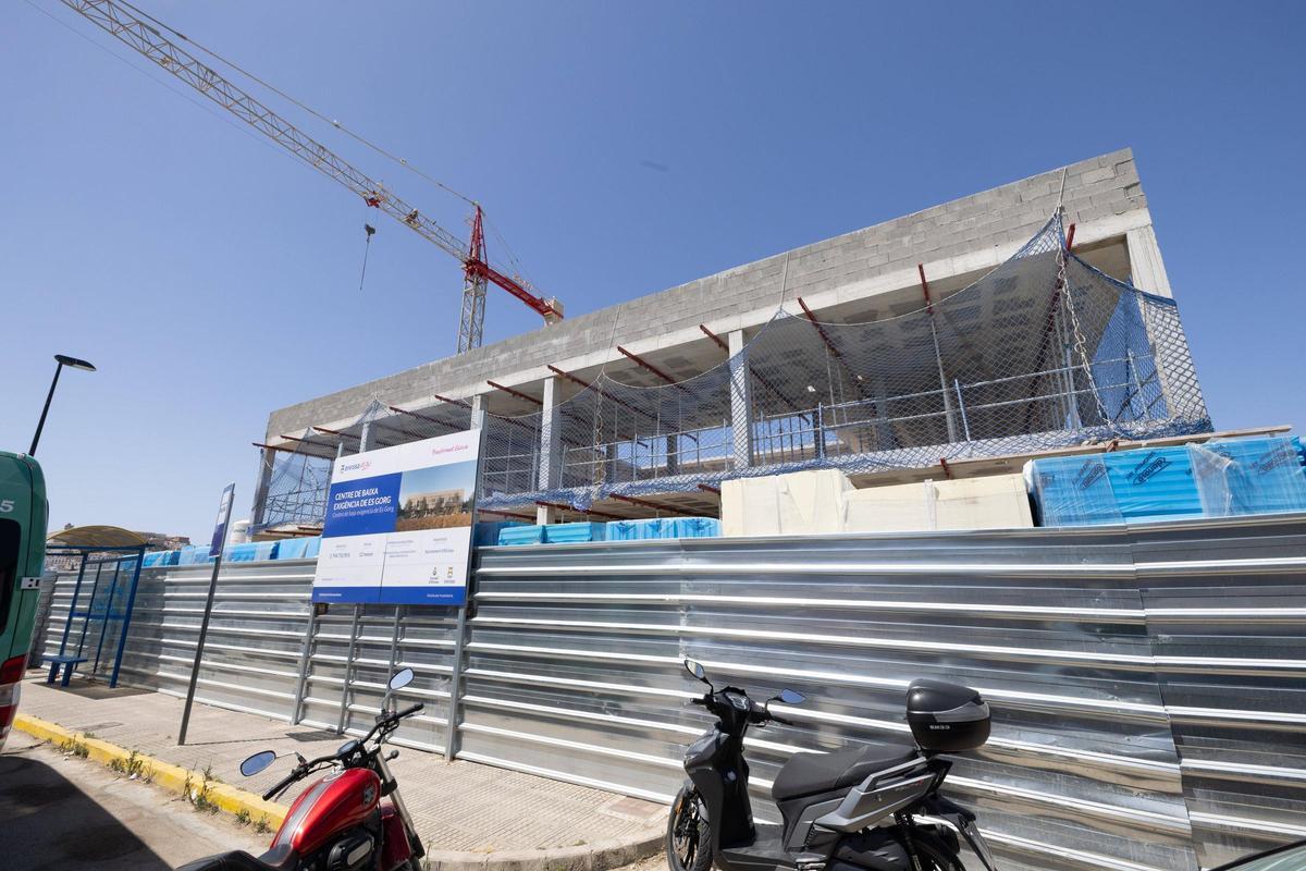 Las obras en el centro de acogida de es Gorg