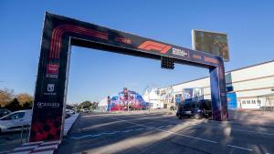 Archivo - Arco de salida que tendrá el Gran Premio de España de Fórmula 1, en IFEMA Madrid, a 5 de diciembre de 2024, en Madrid (España). Madrid organizará el Gran Premio de España de Fórmula 1 desde 2026 y hasta 2035, por lo que el Mundial de la mayor co