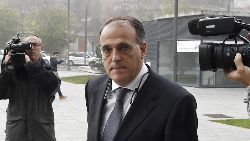 Tebas descarta una sanción deportiva a Osasuna