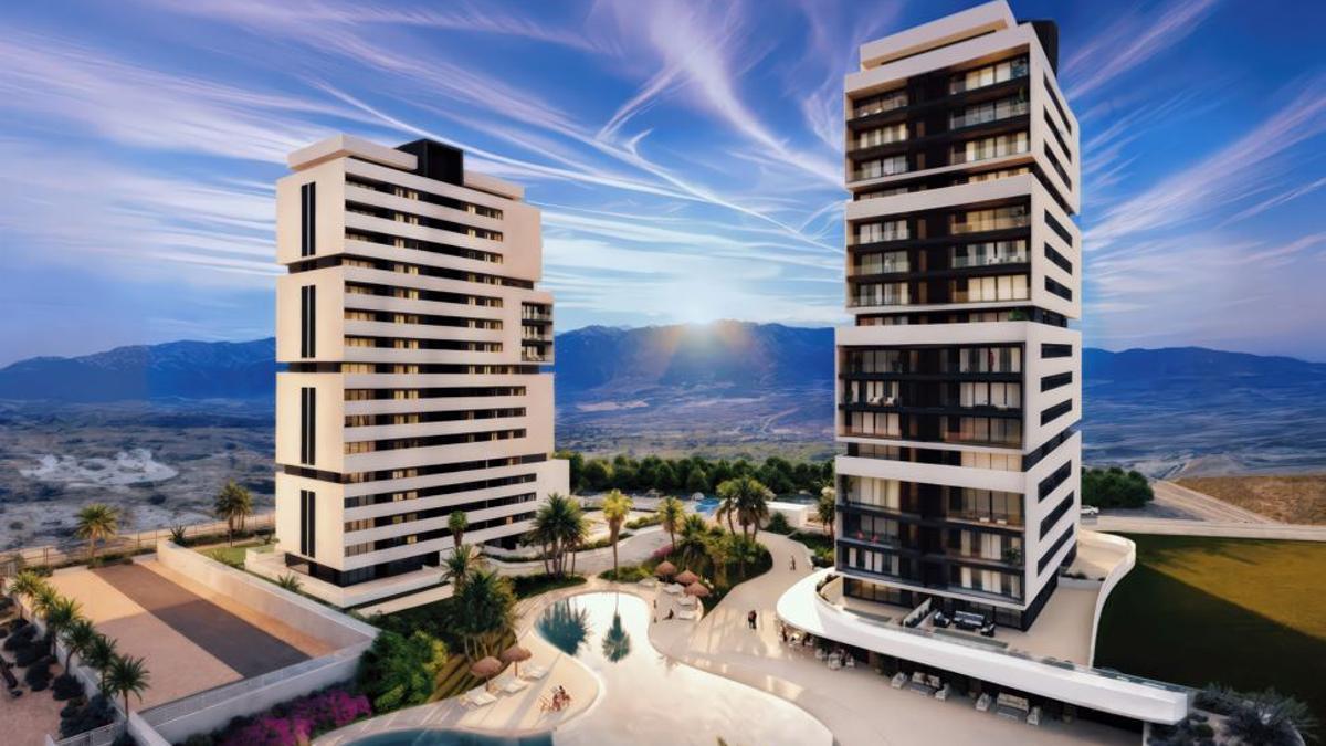 Las 174 viviendas de Íkono Homes se distribuyen en dos imponentes torres de diseño contemporáneo.