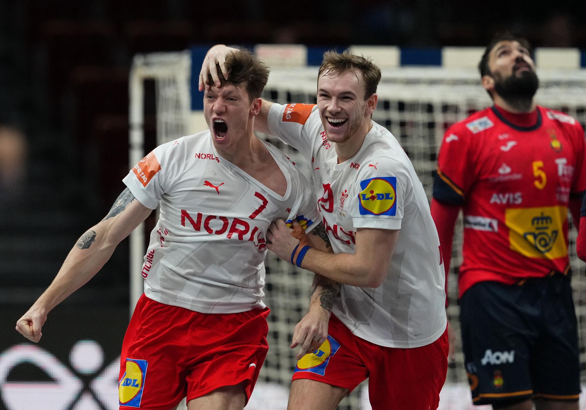 Semifinal del Mundial de balonmano 2023 entre España y Dinamarca