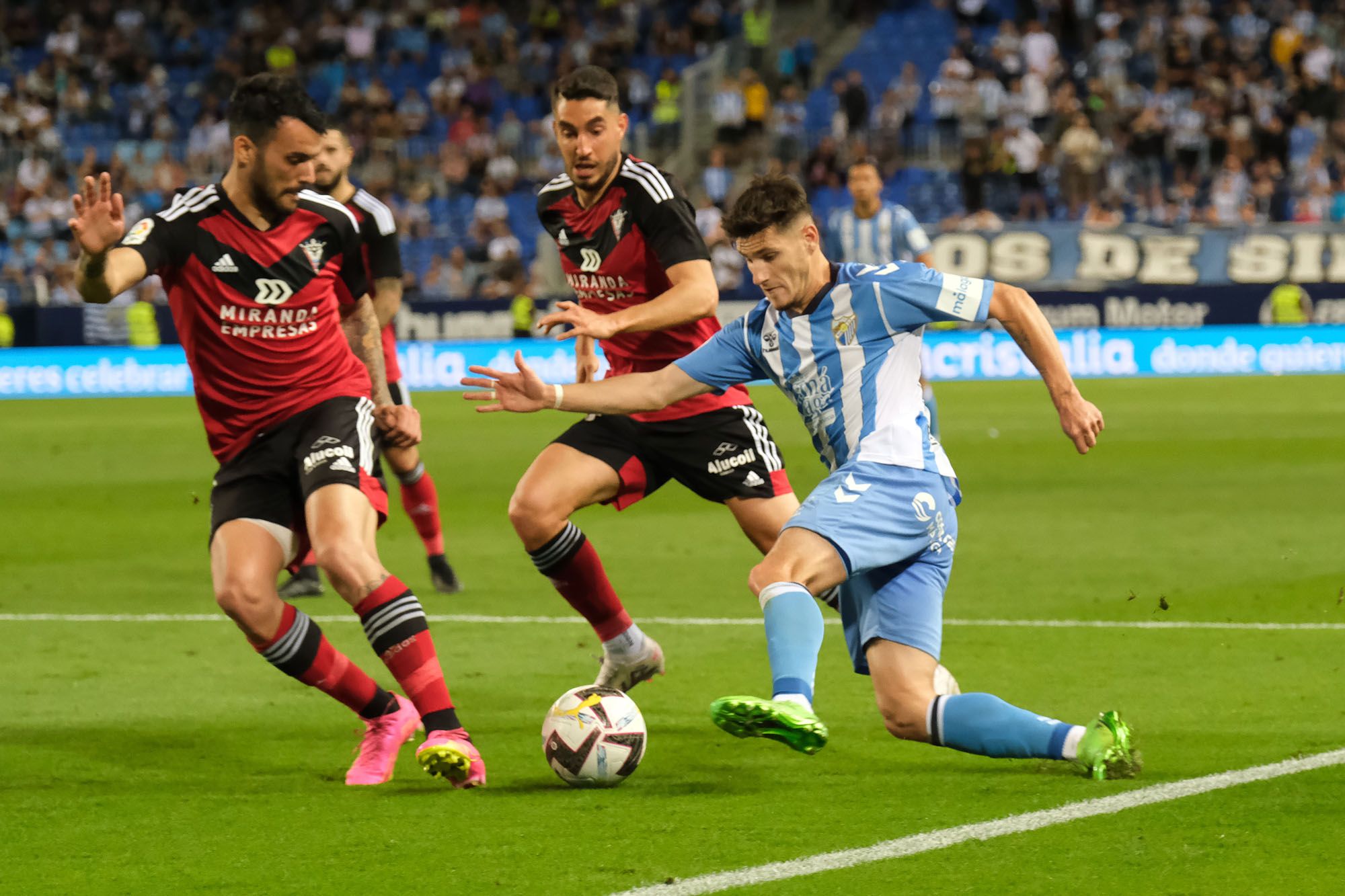 El Málaga CF - CD Mirandés, en imágenes