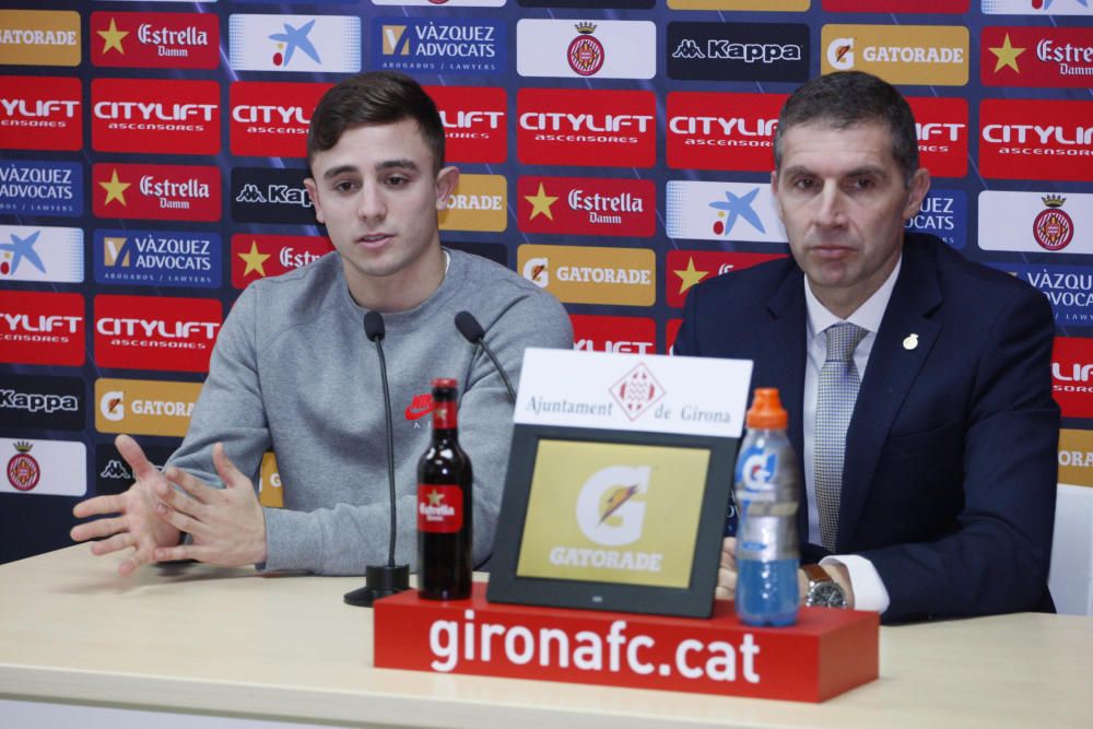 El Girona presenta Maffeo i Angeliño