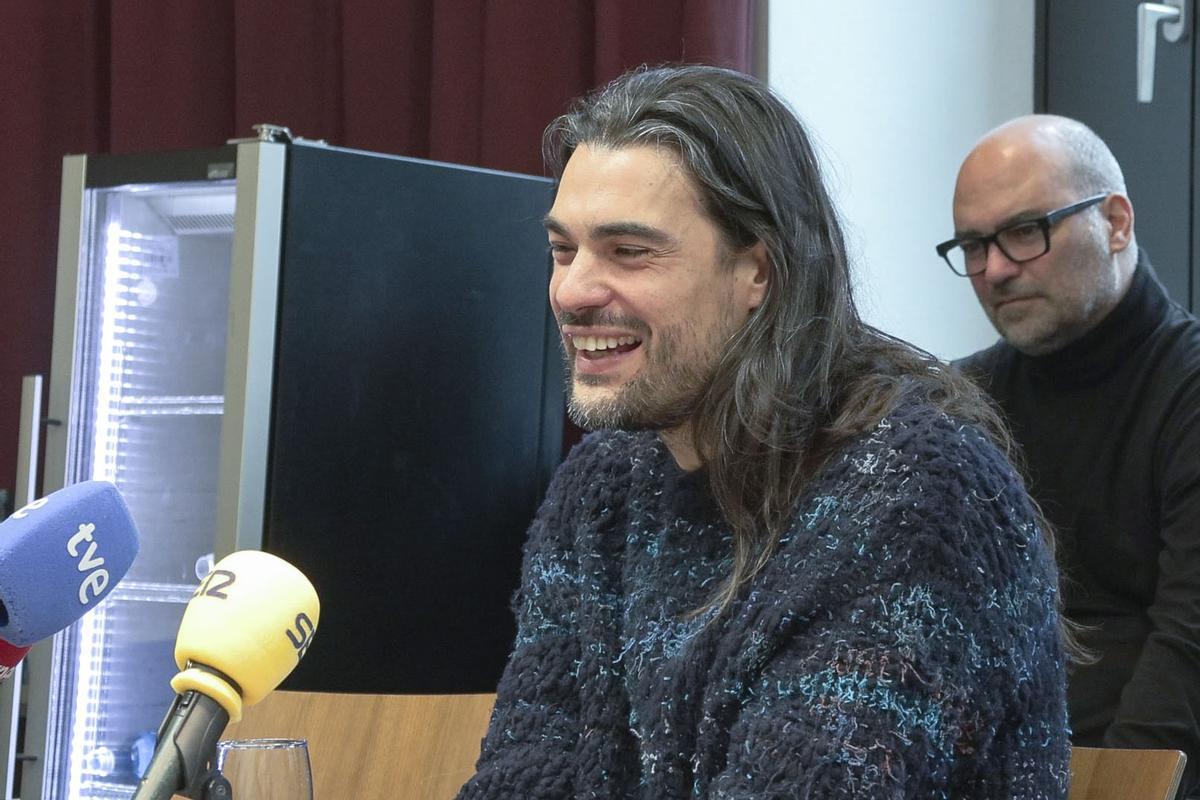 Oliver Laxe, director de Sirat, ahir a Berlín