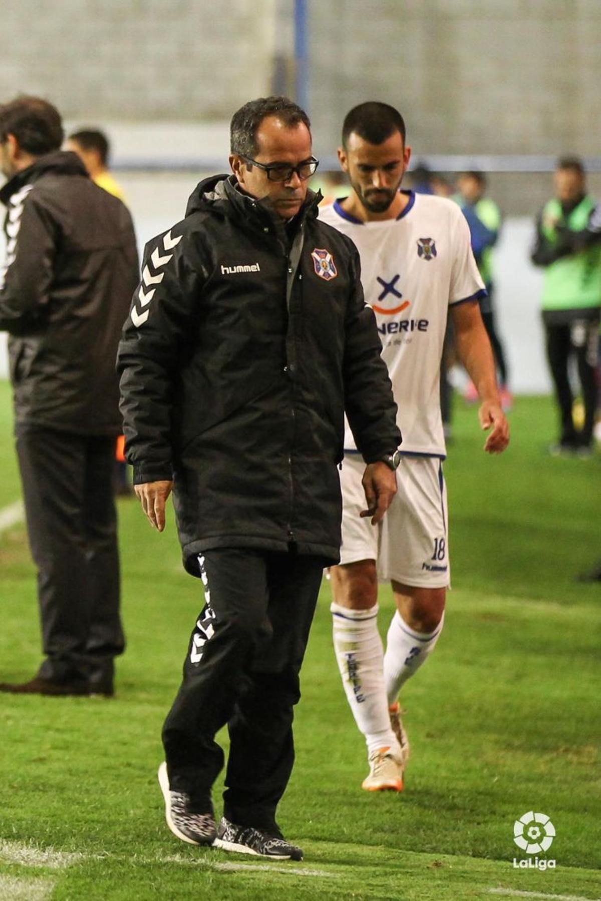 Cervera, en su primera etapa como entrenador del CD Tenerife.
