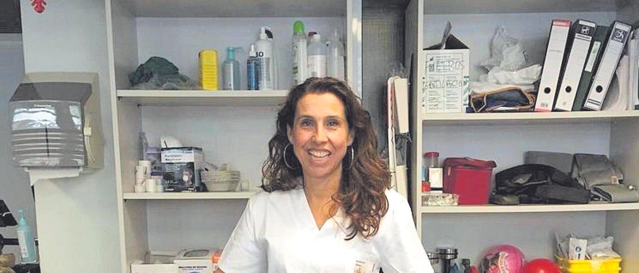 Sonia Galván en el Hospital Universitario Insular de Gran Canaria.