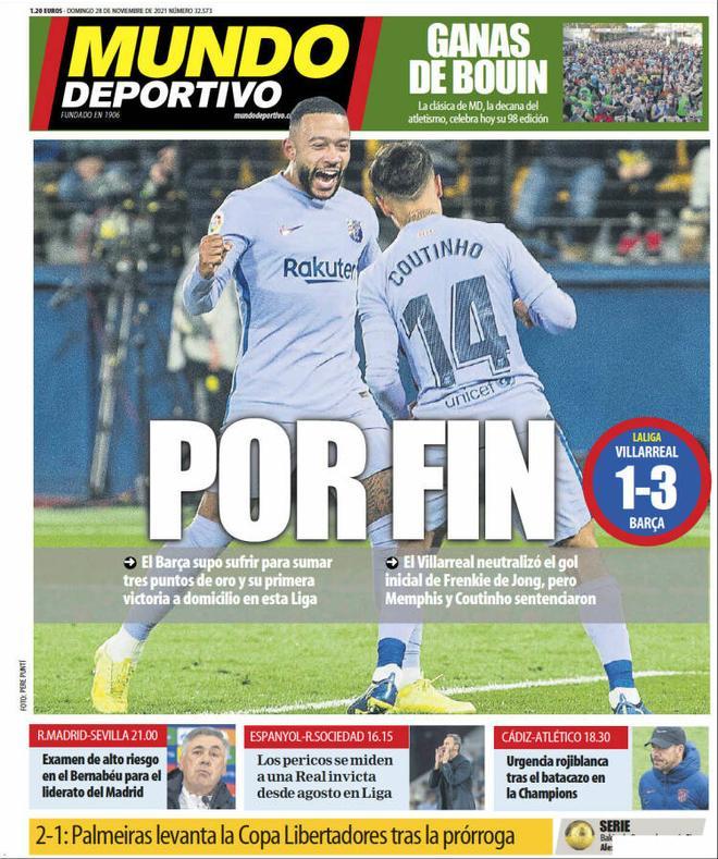 Las portadas de la prensa deportiva de hoy