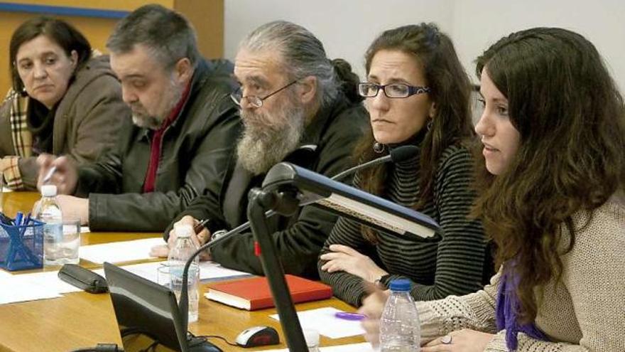 Juana Llana, Ignacio Fernández, Luis Fernández, María Verdeja y Covadonga Linares.
