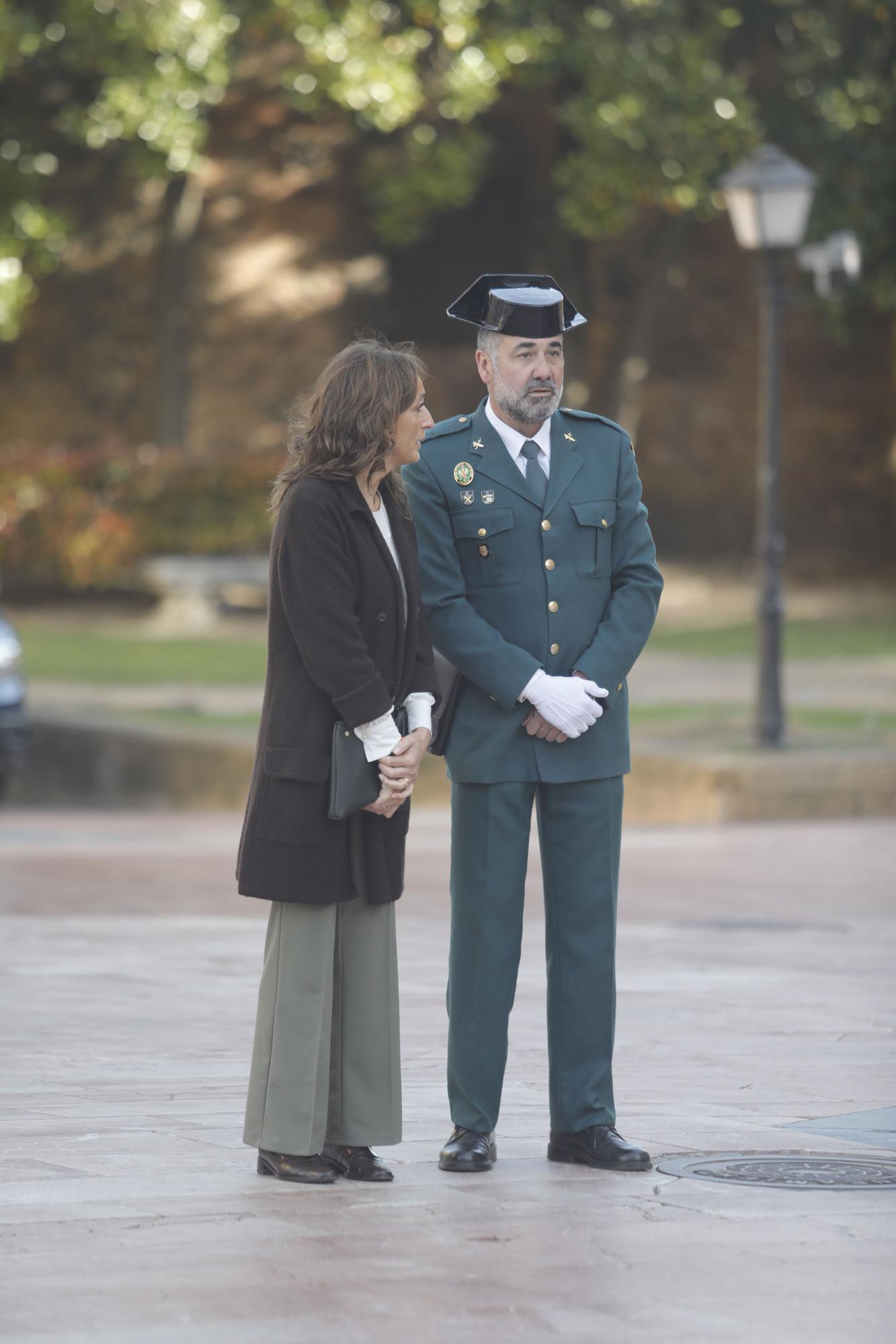 En imágenes: funeral en la catedral de Oviedo del guardia civil que evitó una masacre ciclista en Pravia