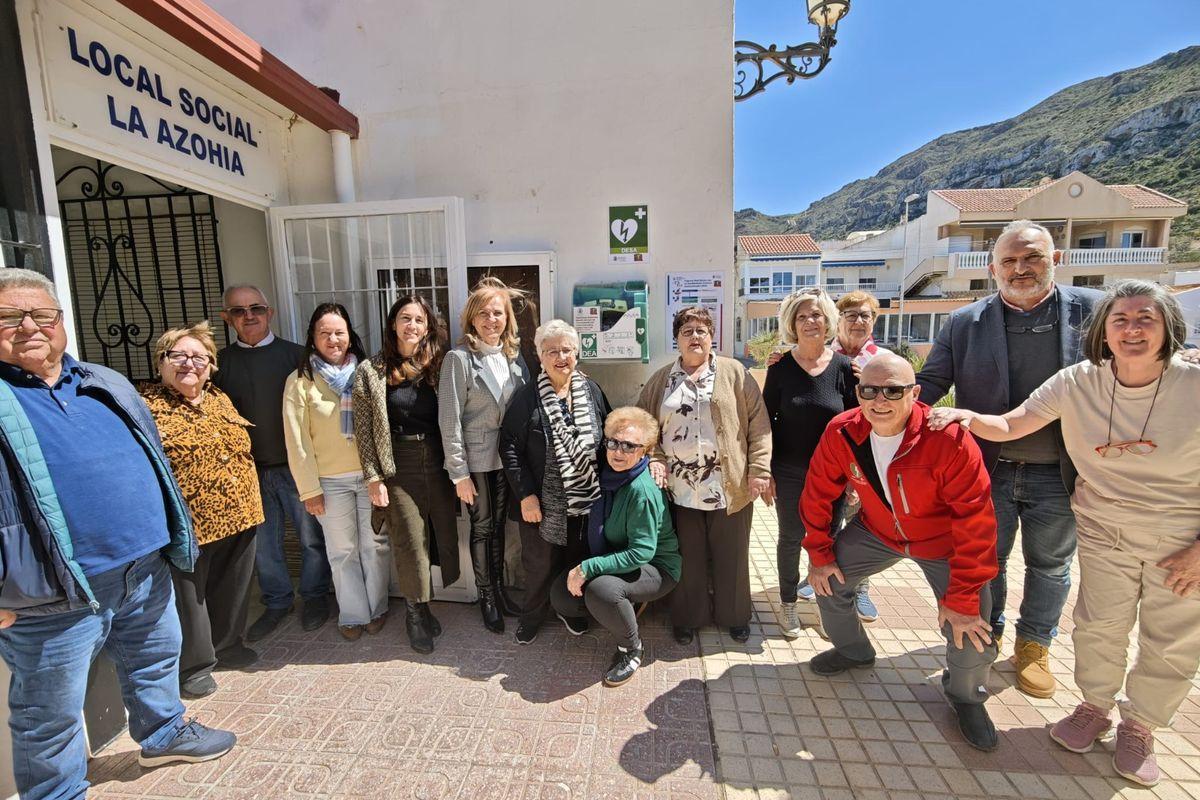 Vista de Martínez Sotomayor y Llorca al Local Social de La Azohía en Cartagena