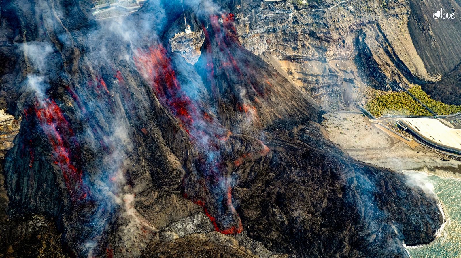 Nueva fajana en la costa oeste de La Palma