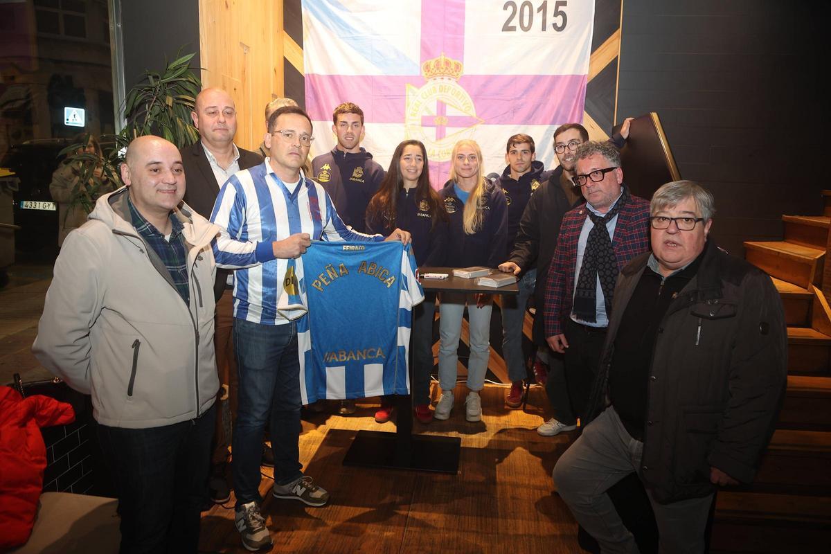 Inauguración de la peña deportivista A Bica