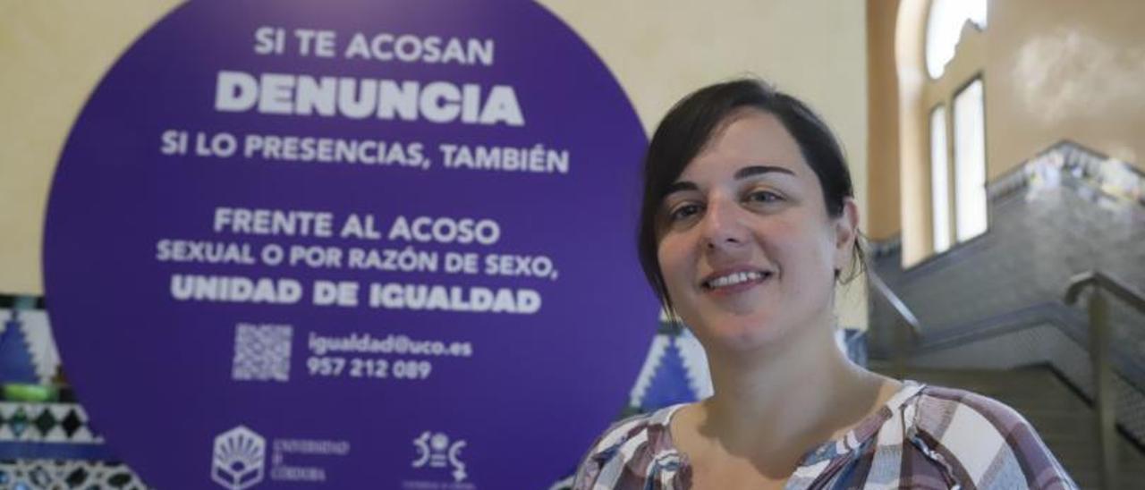 La directora de la Unidad de Igualdad de la UCO, Silvia Medina, quiere transversalizar el enfoque de género en el trabajo.