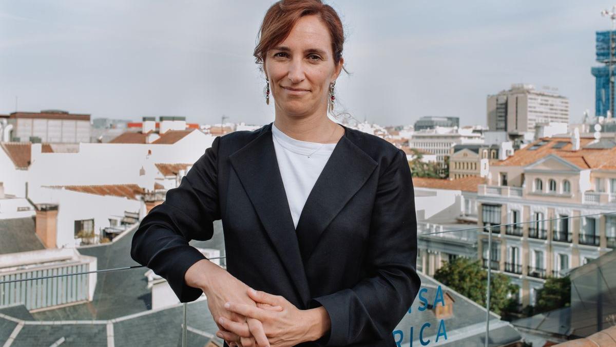 Mónica García, candidata de Más Madrid a la Asamblea de Madrid.
