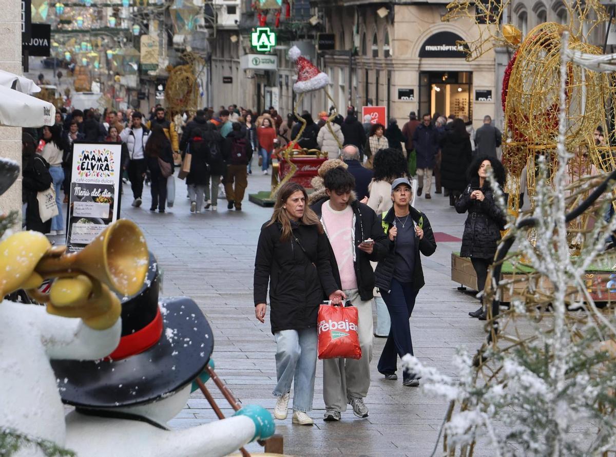 Vigo estrena unas rebajas de invierno «descafeinadas»