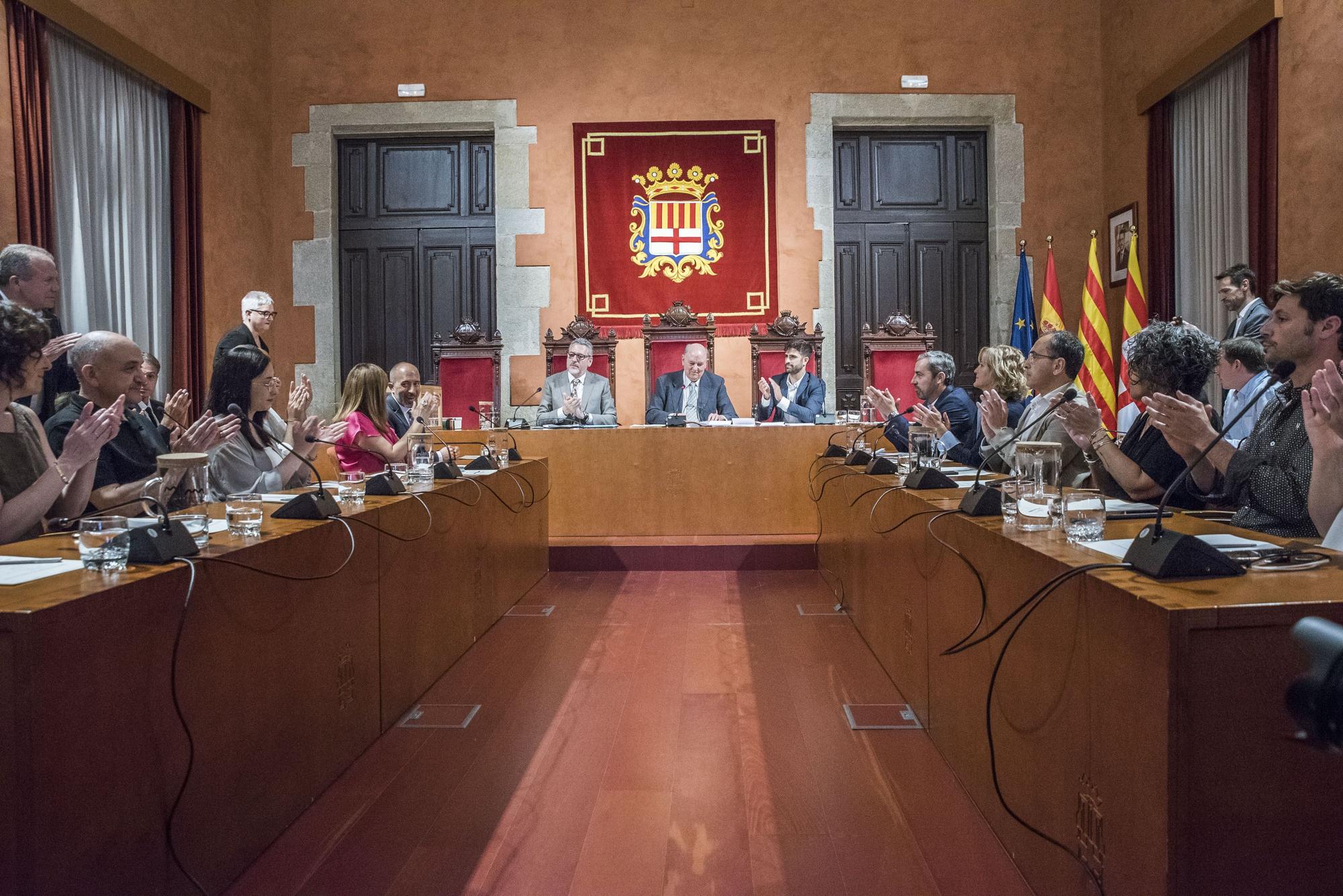 Així ha estat el ple de constitució de l'Ajuntament a Manresa