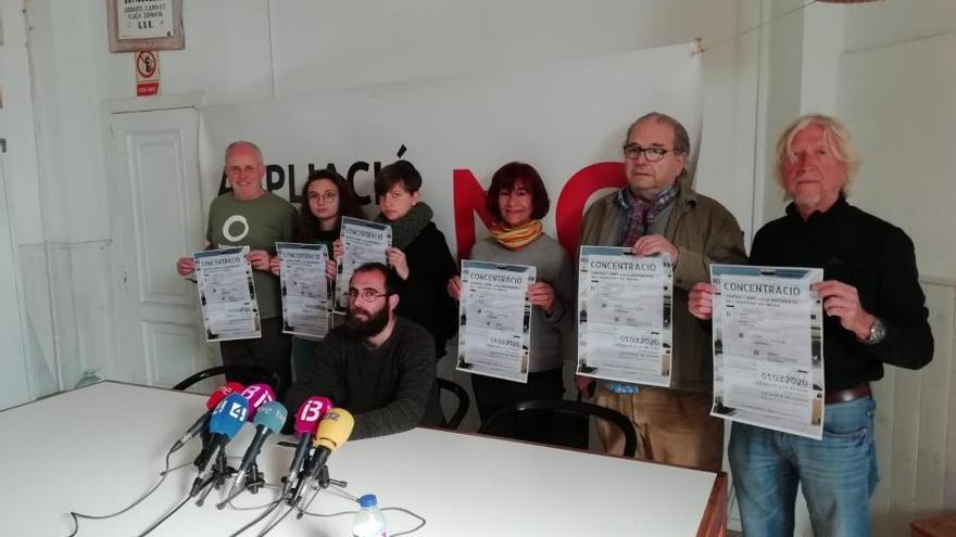 Convocan una protesta por la ampliación del aeropuerto el Dia de les Illes Baleares