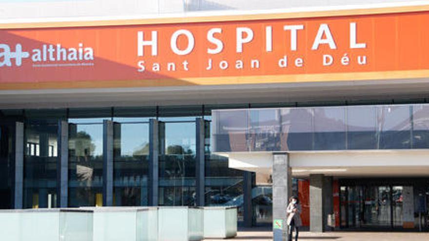 Accés a l&#039;Hospital de Sant Joan de Déu de Manresa