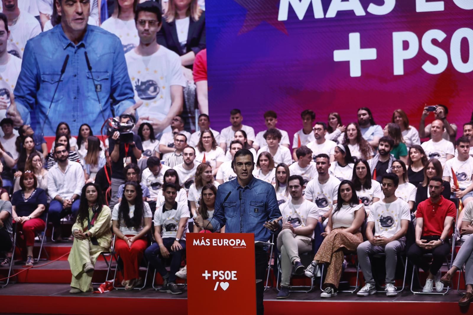 Sánchez abre la campaña de las elecciones europeas en València