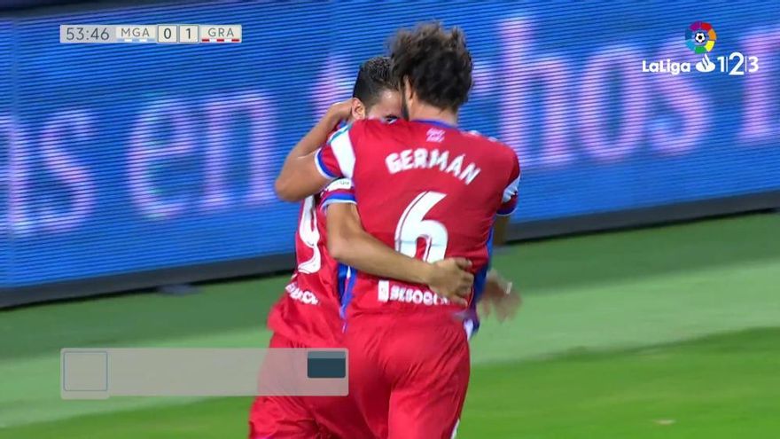 Liga 123 | Gol del Granada al Málaga