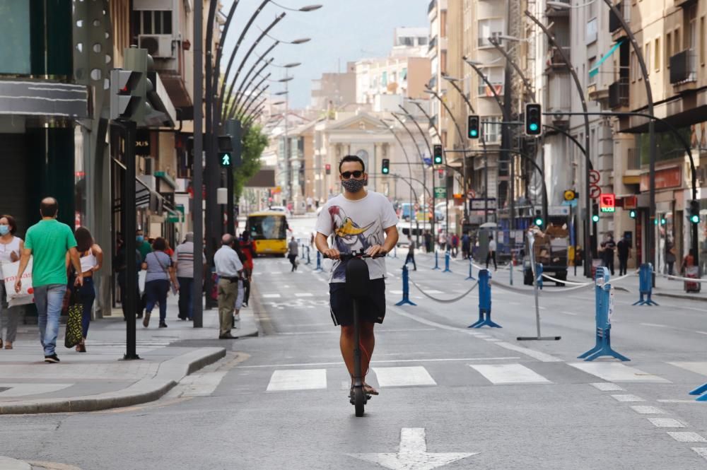 Día sin coches en Murcia