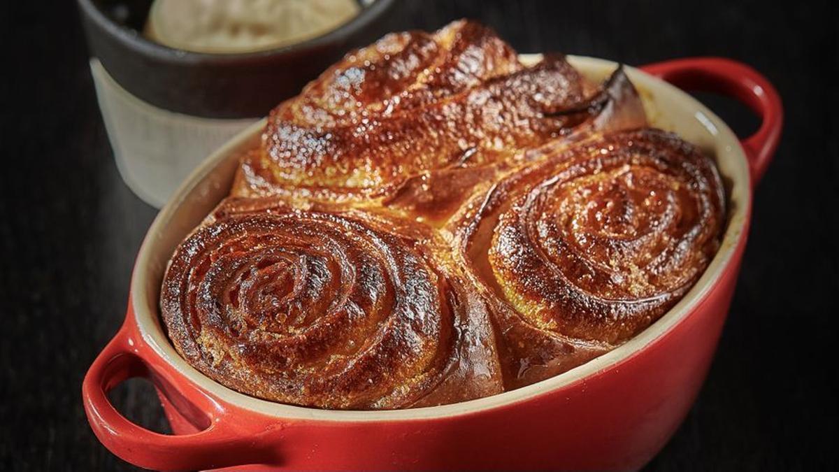 La tarta di Rose de Dani García, que se puede probar en sus restaurantes Leña y Smoked Room (Madrid).