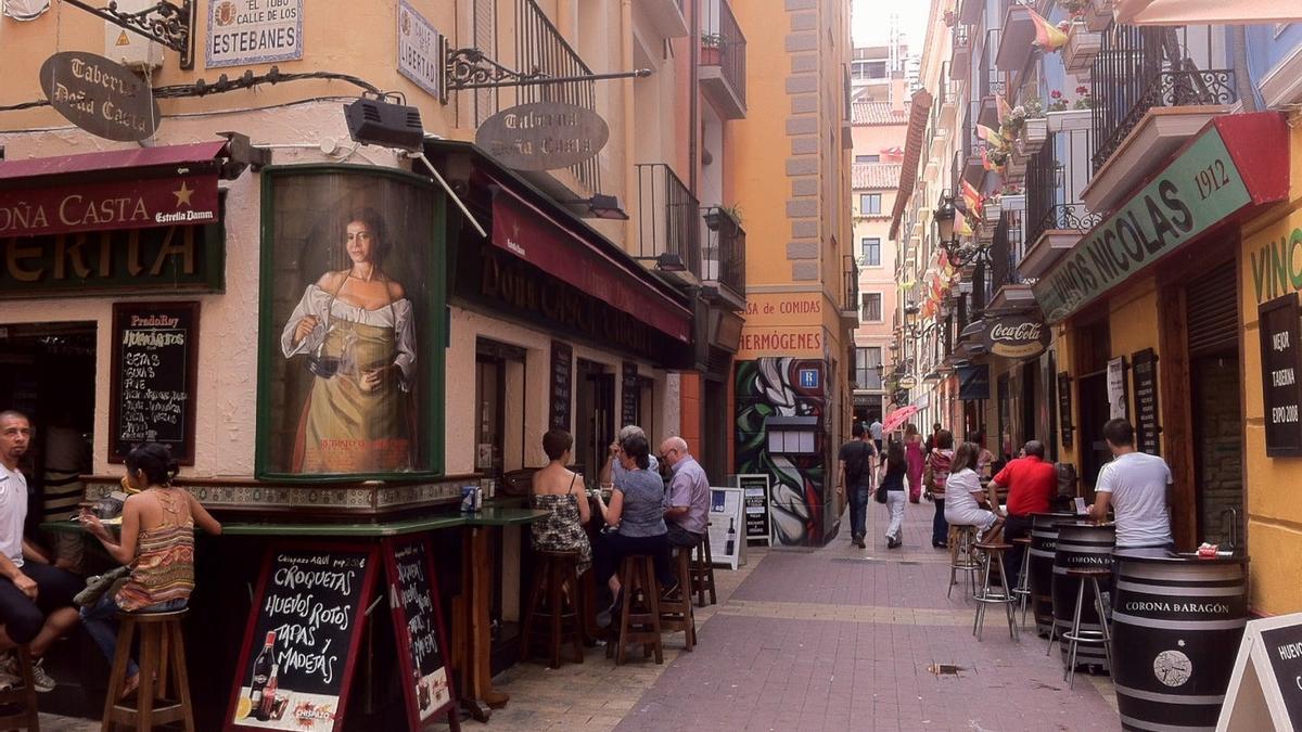 Ruta juepincho, Zaragoza