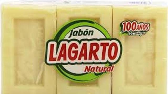 Una pastilla de jabón Lagarto.