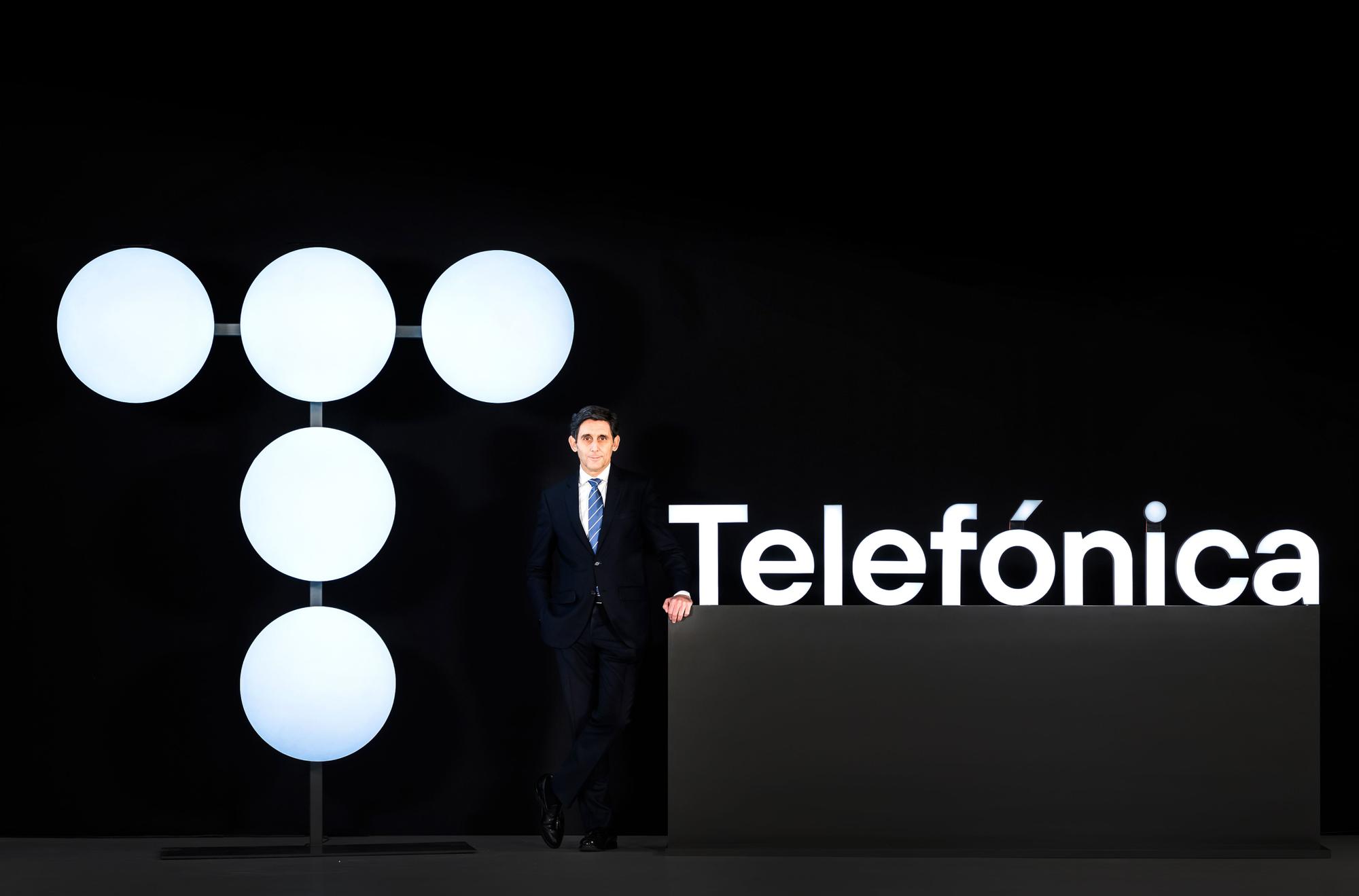 Nueva imagen del logoe de Telefónica.