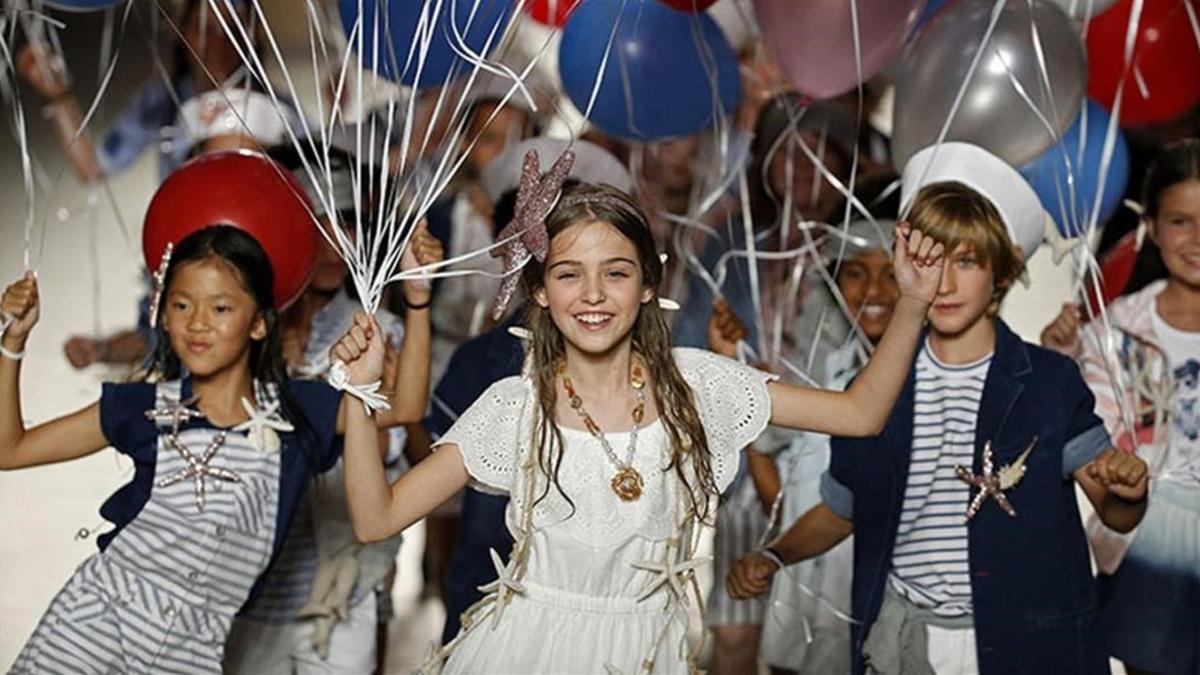 La moda infantil recrea la pasarela del 080 Barcelona Fashion