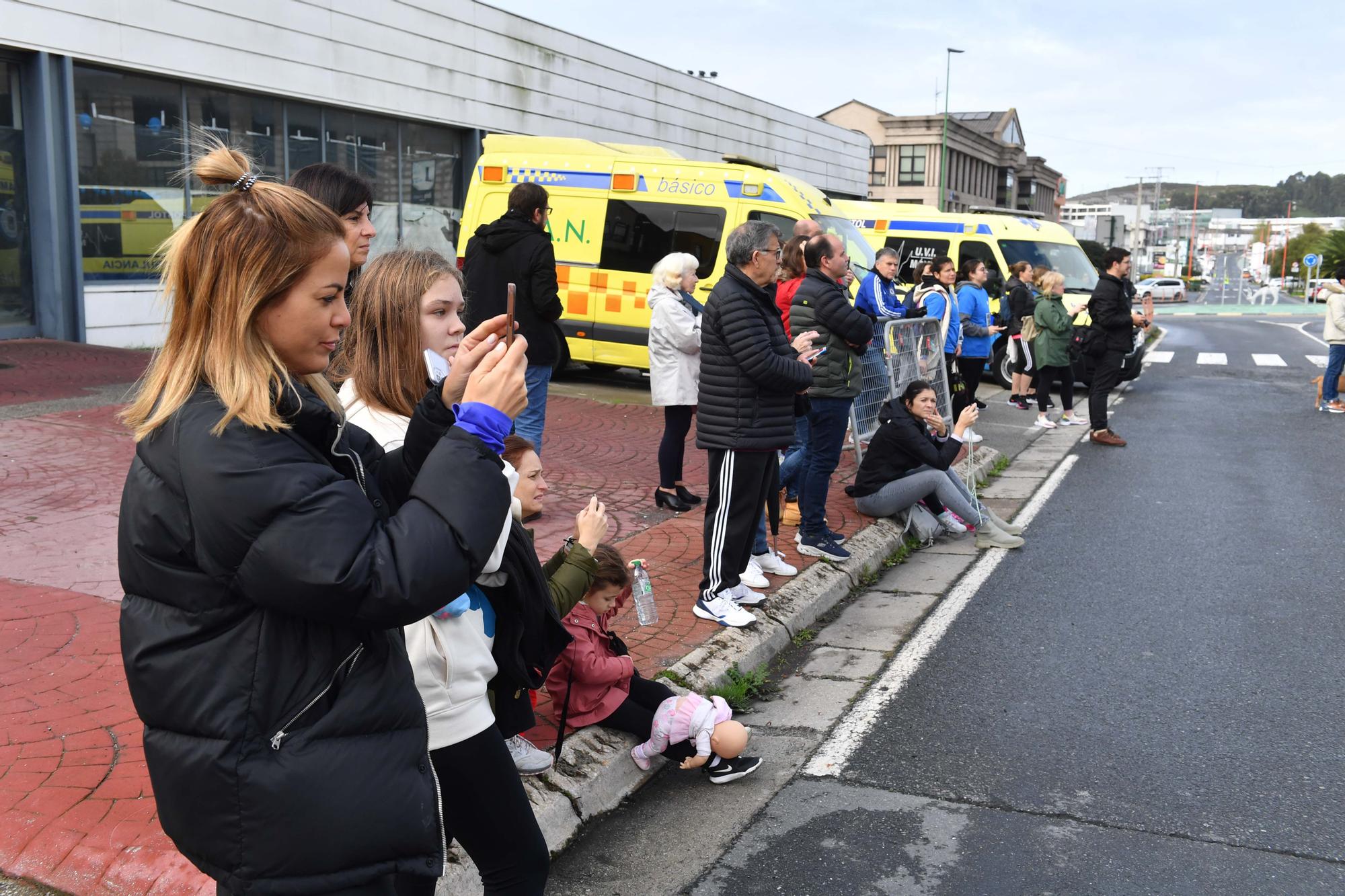 La carrera 5KM Solidarios en Agrela y con la salida en la fábrica de Estrella