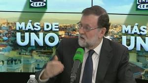 Rajoy s’ha referit al debat d’investidura al Parlament en una entrevista a Onda Cero.
