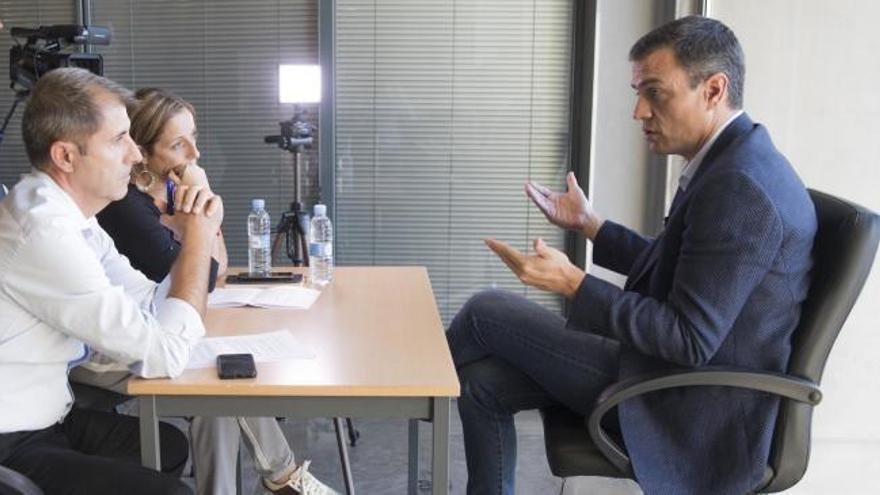 Entrevista a Pedro Sánchez: Pactos de gobierno