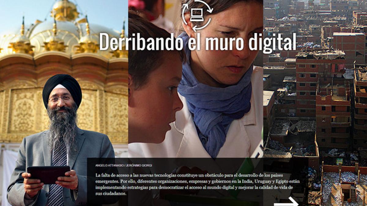 El proyecto de EL PERIÓDICO 'Derribando el muro digital', destacado como periodismo innovador